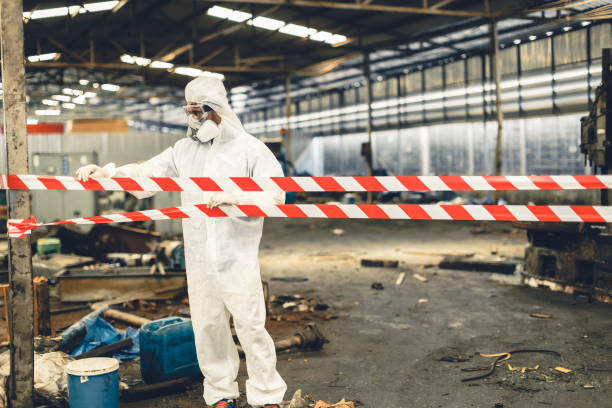 Professional Biohazard technician working in Garden City, UT